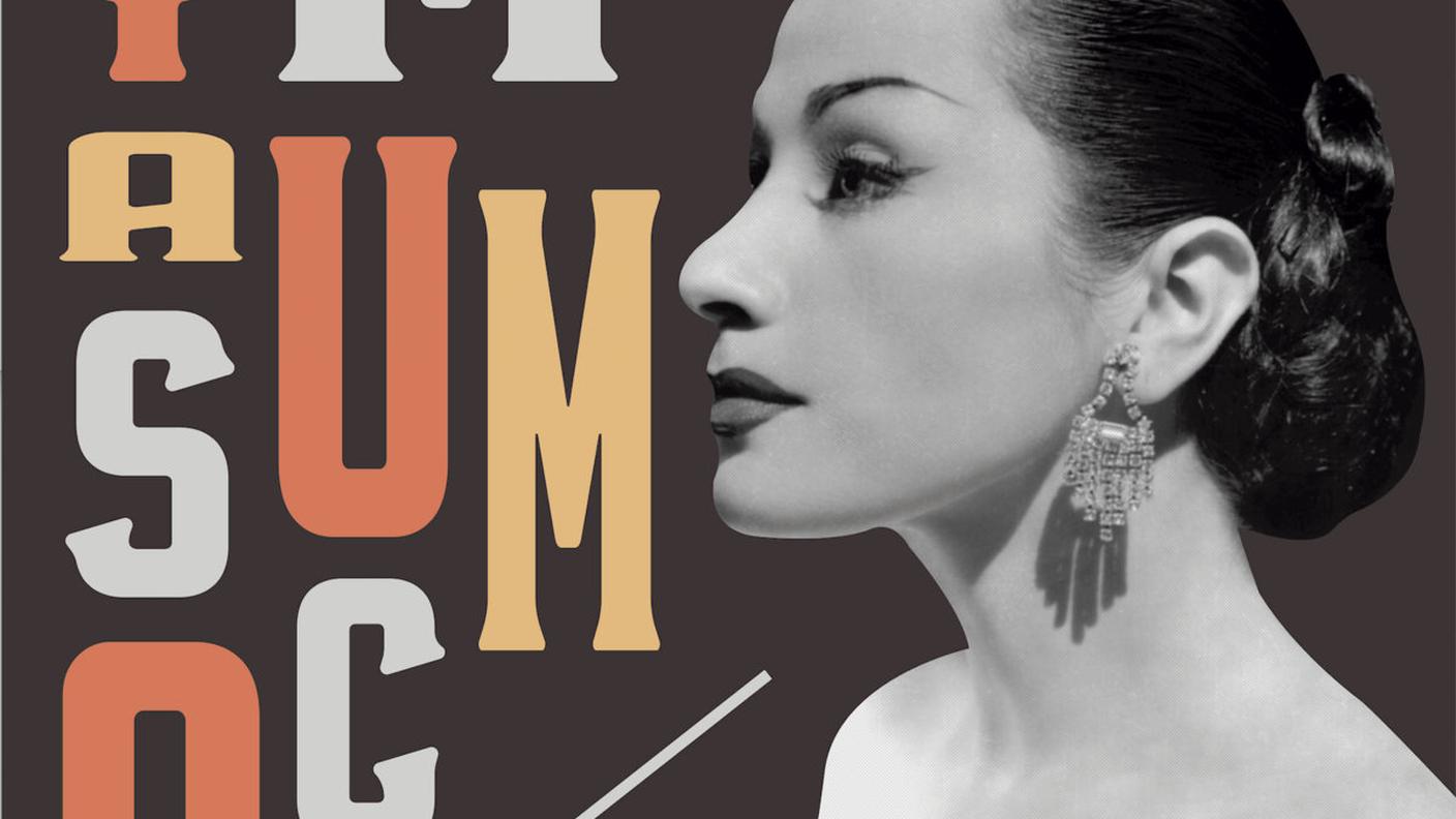 "The Legend Of The Sun Virgin" di Yma Sumac; Ellas Rugen Records (dettaglio copertina)