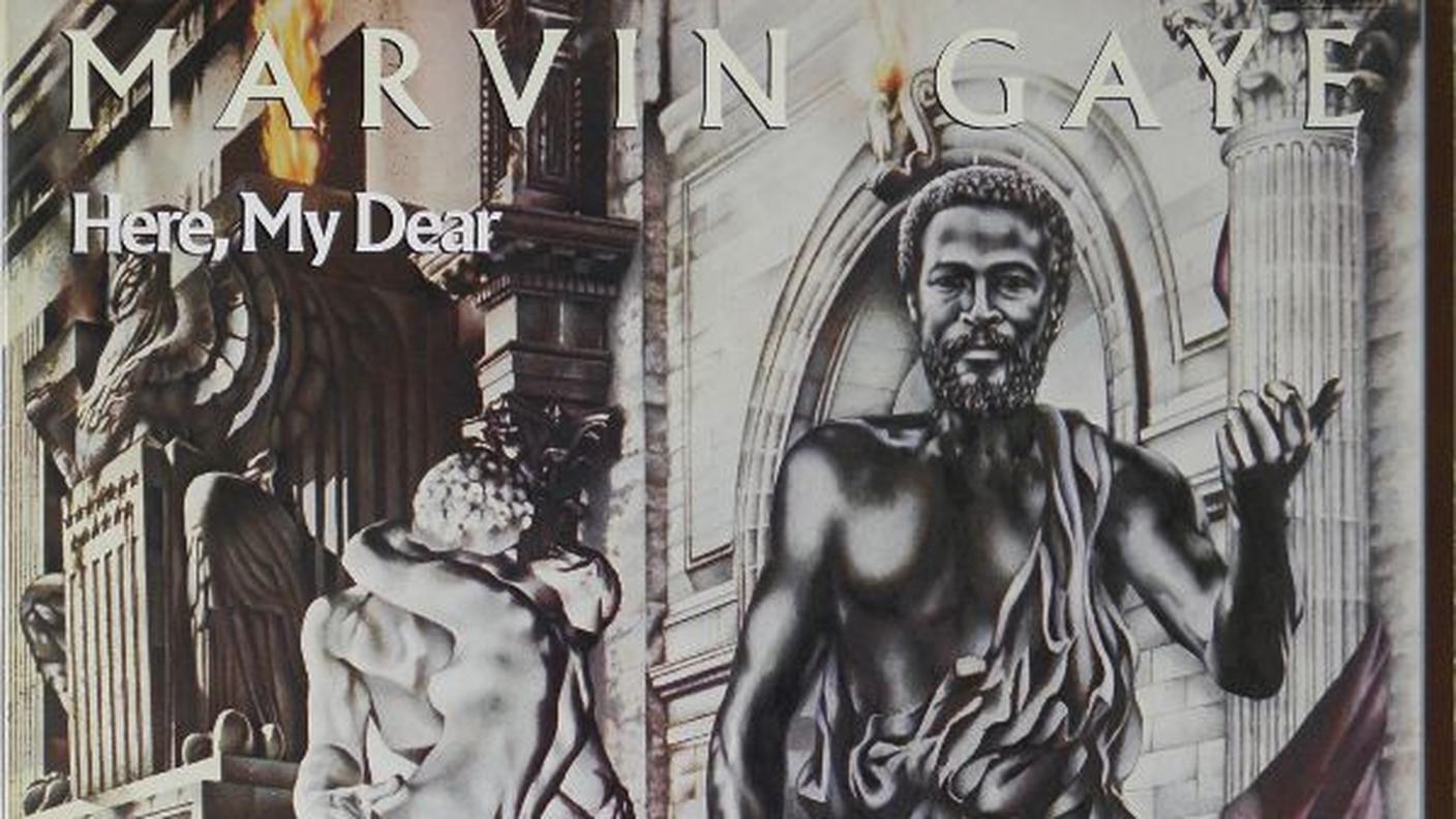 "Here, My Dear" di Marvin Gaye, Motown (dettaglio di copertina)