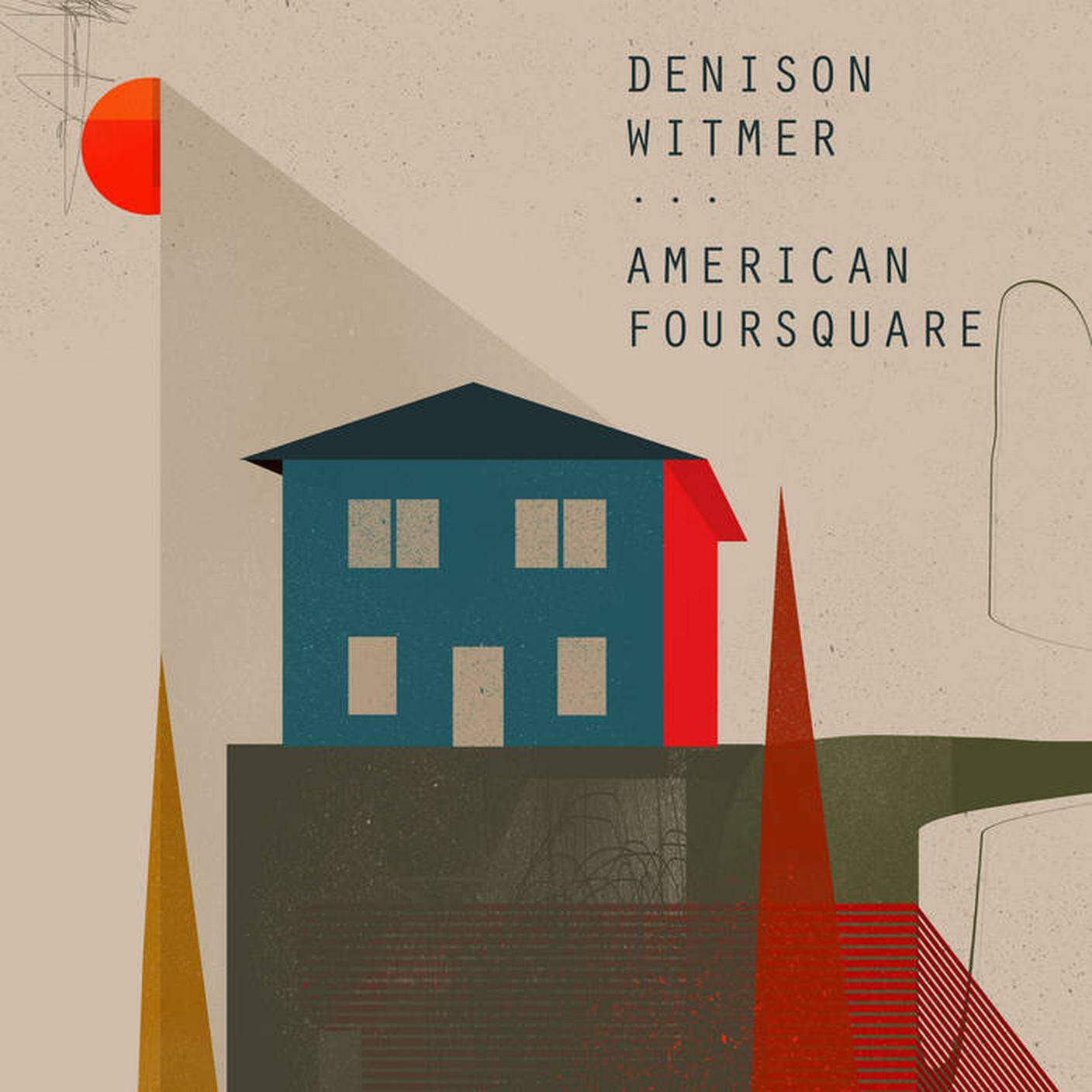 "American Foursquare" di Denison Witmer; Asthmatic Kitty Records (dettaglio copertina) 