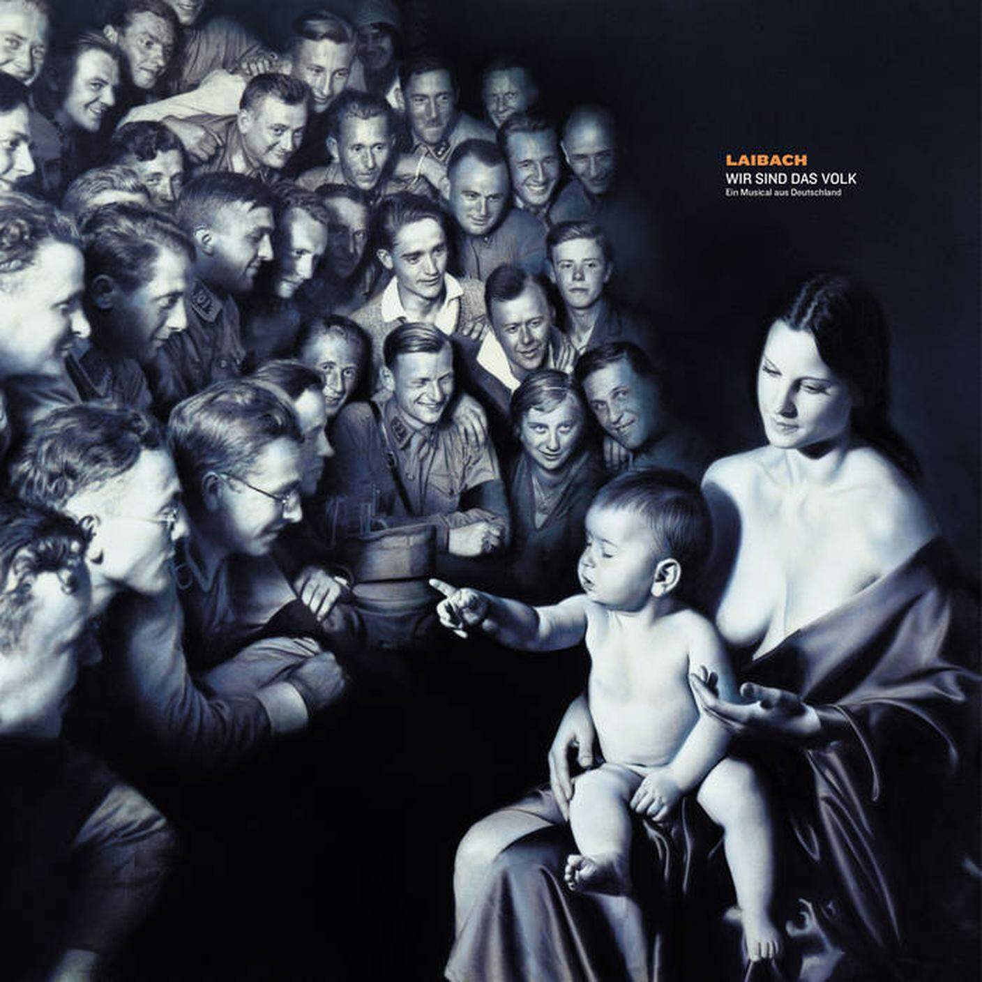 "Wir Sind Das Volk" di Laibach; Mute Records; (dettaglio copertina) 