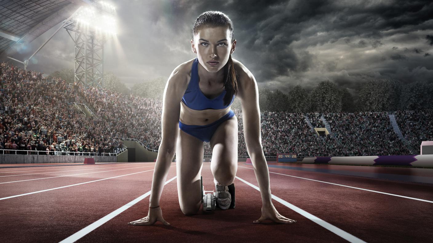 iStock_Evento multisportivo internazionale, Linea di partenza, Sport, Atletica leggera, Jogging