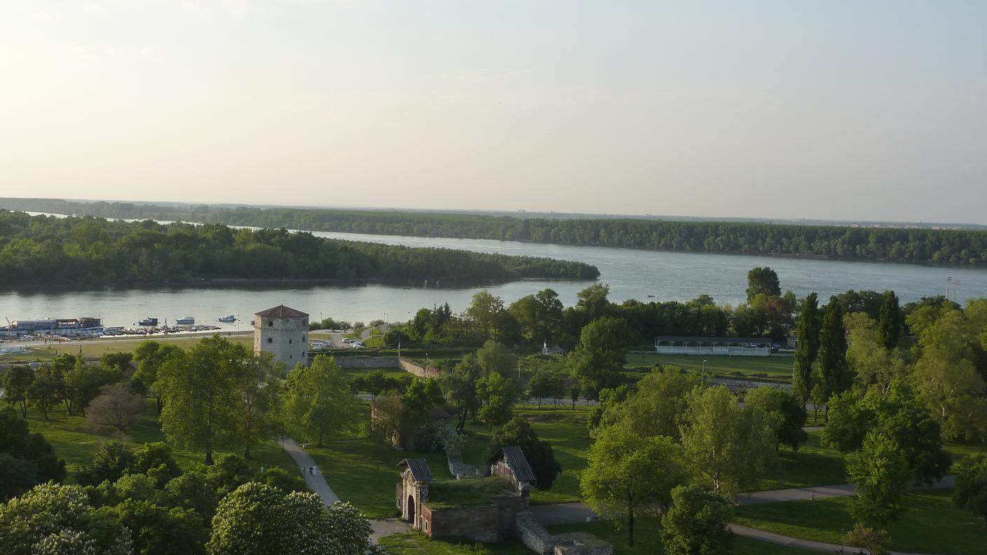 Danubio e Sava dalla fortezza Kalemegdan a Belgrado (RSI – Roberto Antonini)