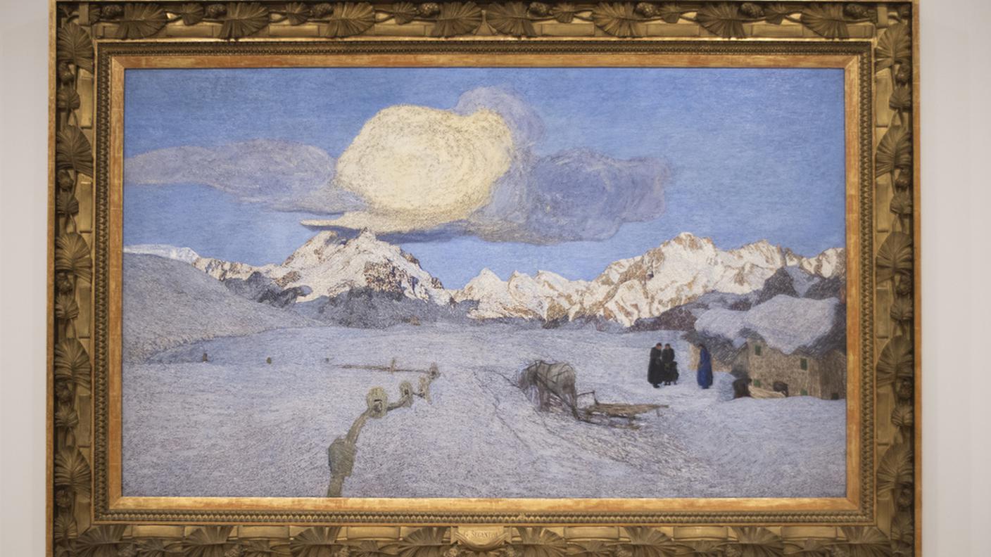 "Il Trittico delle Alpi", Giovanni Segantini, in mostra al MASI 