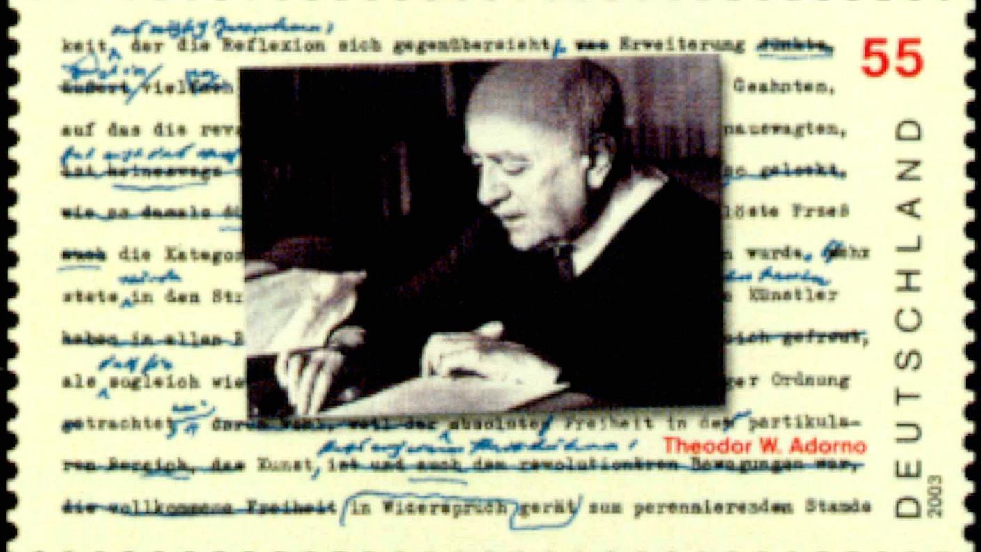 Francobollo tedesco per i 100 anni dalla nascita di Theodor Adorno