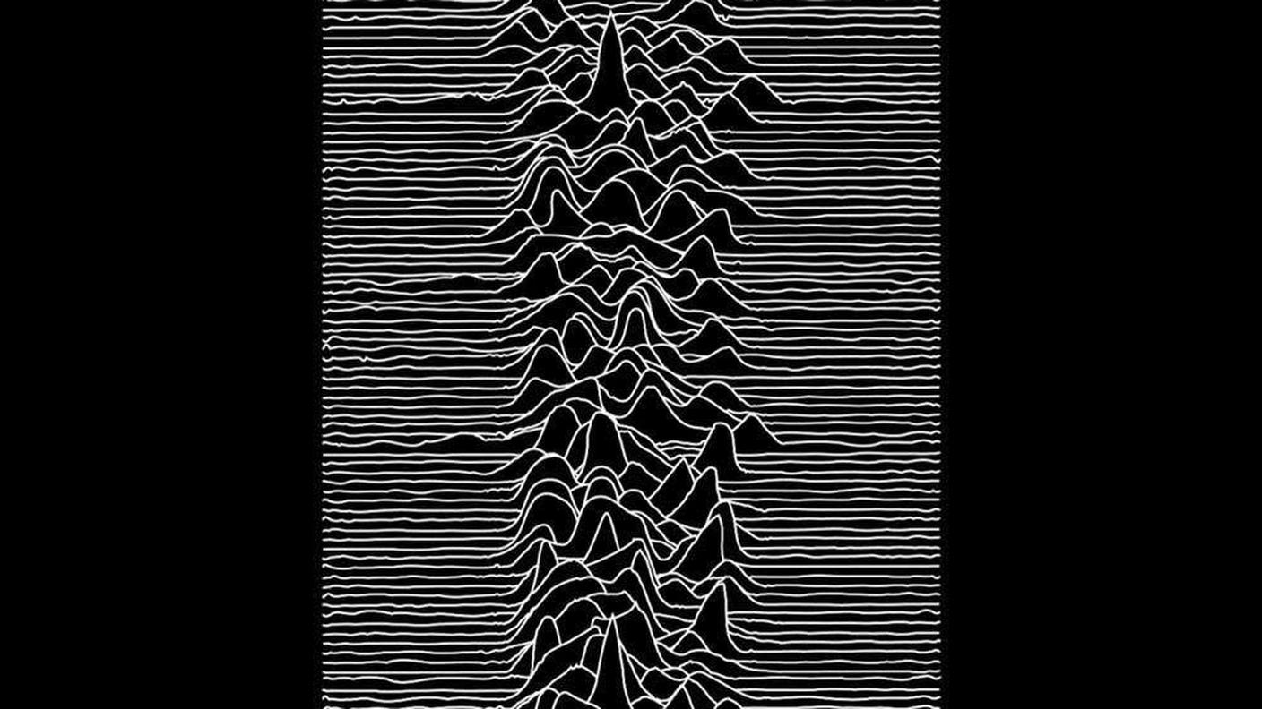 "Unknown pleasures" dei Joy Division, Factory (dettaglio copertina)