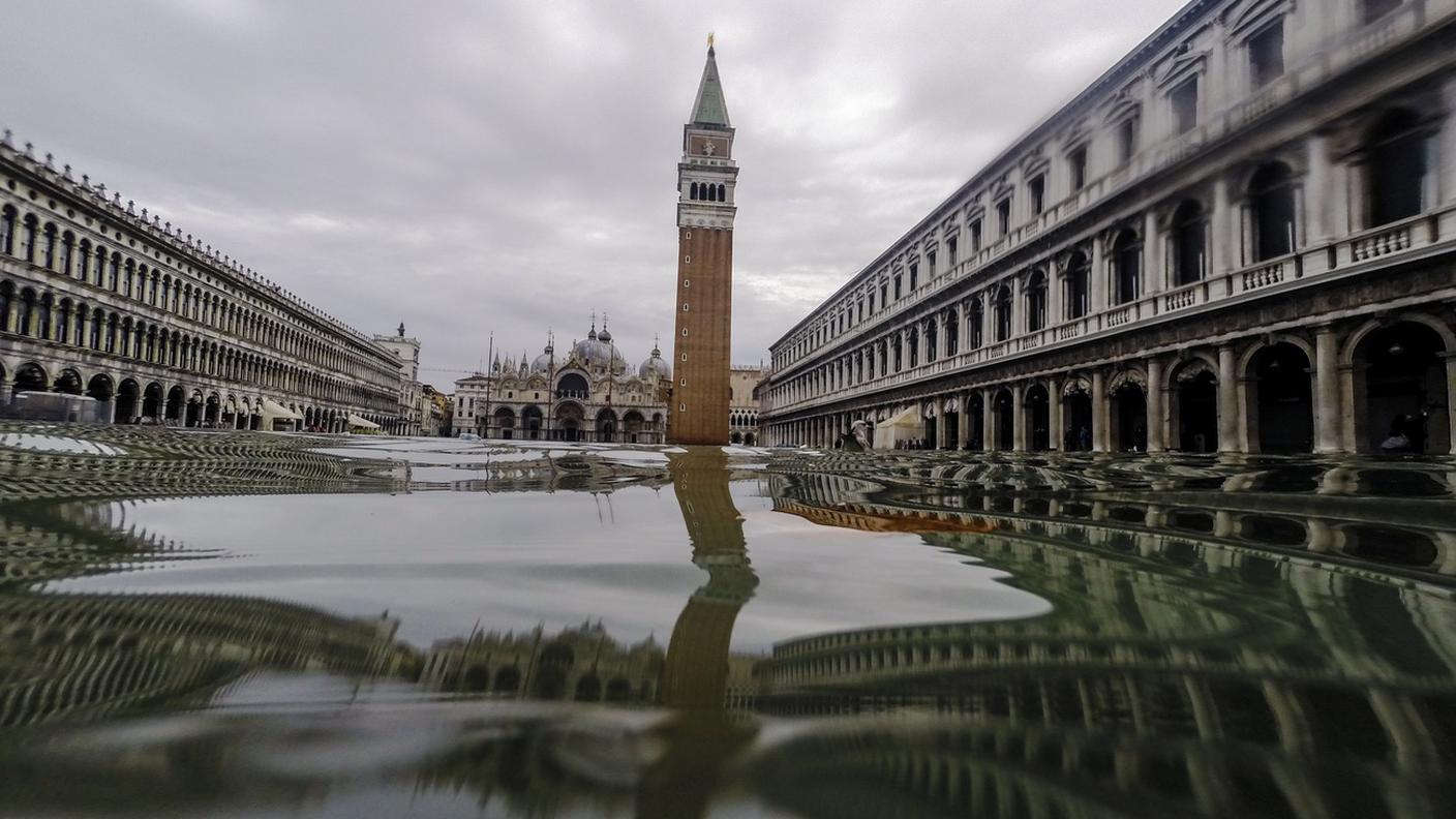 Venezia, acqua, livello mare 2019