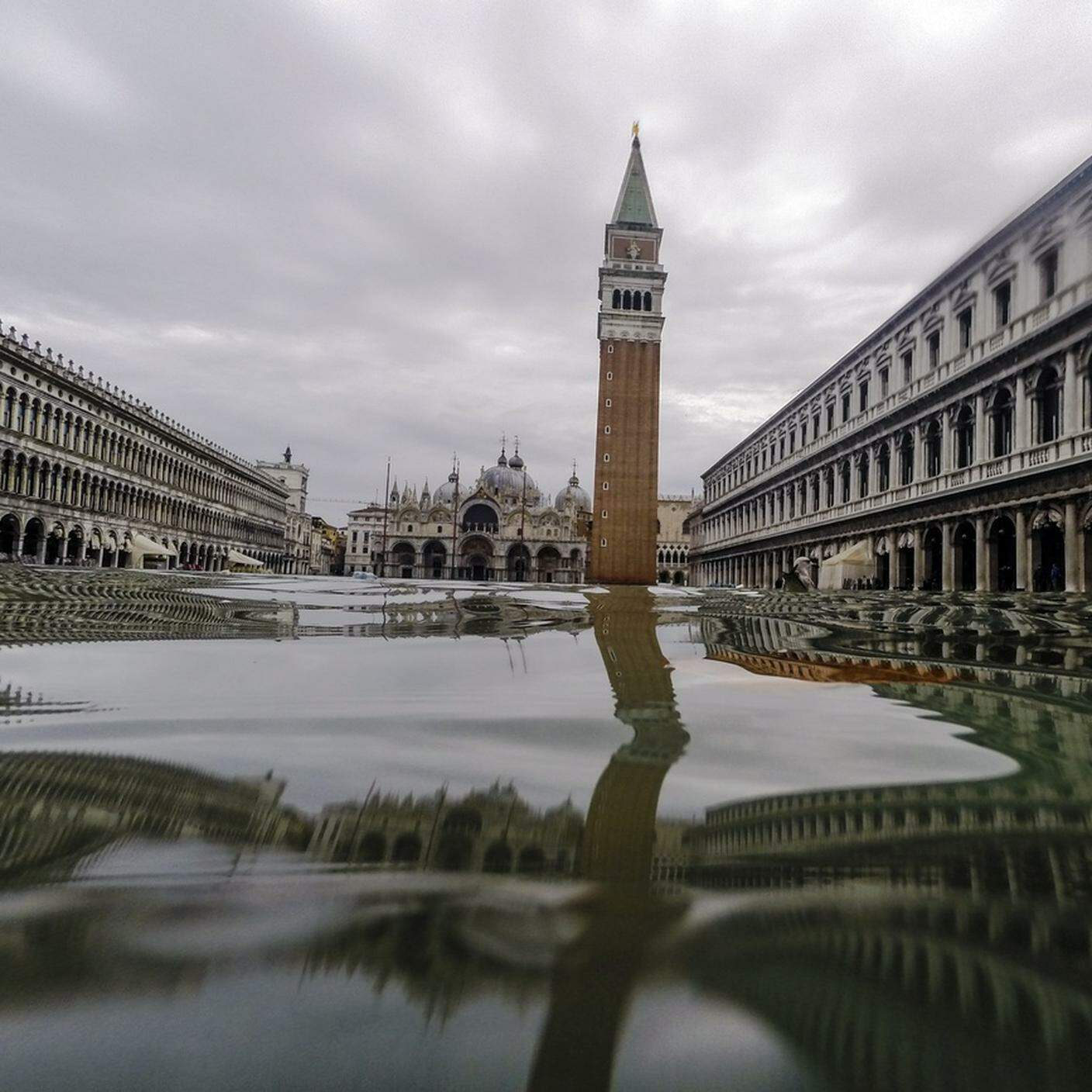 Venezia, acqua, livello mare 2019