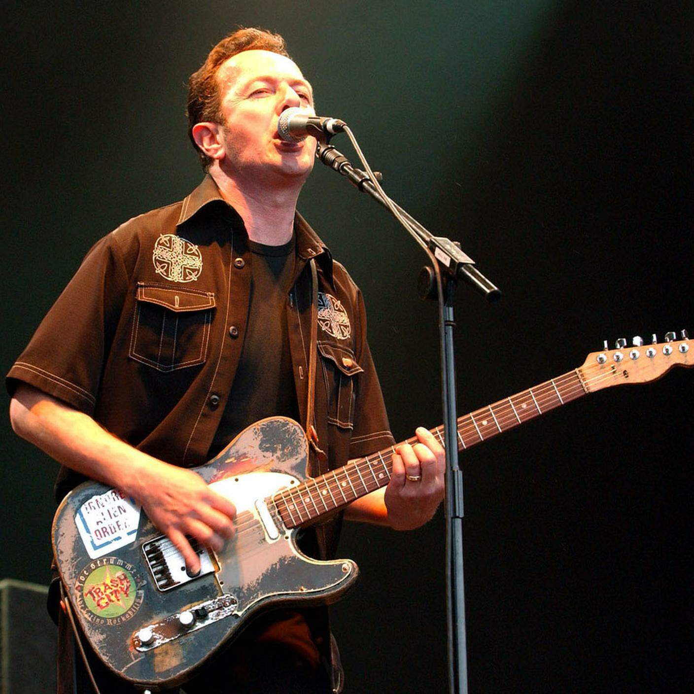 Joe Strummer frontman del gruppo musicale "The Clash"