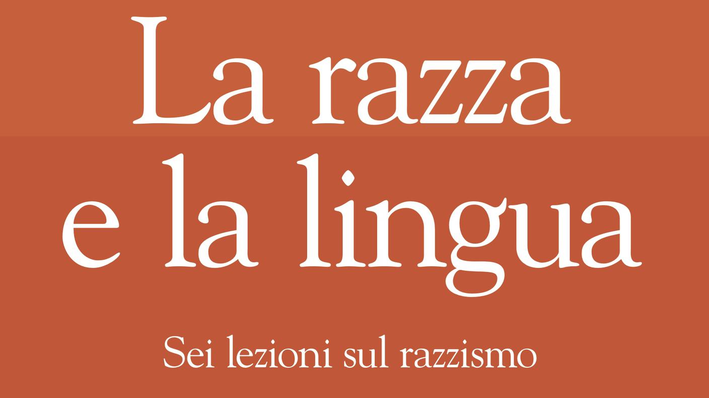 "La razza e la lingua. Sei lezioni sul razzismo" di Andrea Moro, La Nave di Teseo (dettaglio copertina)