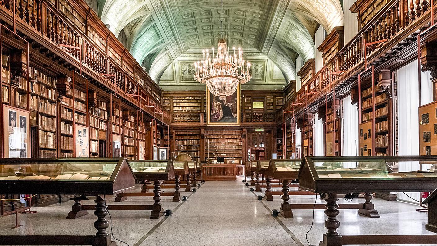 Biblioteca Nazionale Braidense: sala Maria Teresa