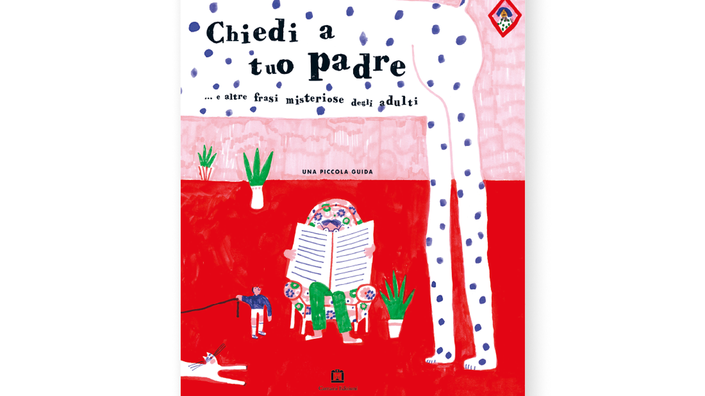“Chiedi a tuo padre” di Davide Calì e Noemi Vola, Corraino (dettaglio copertina)