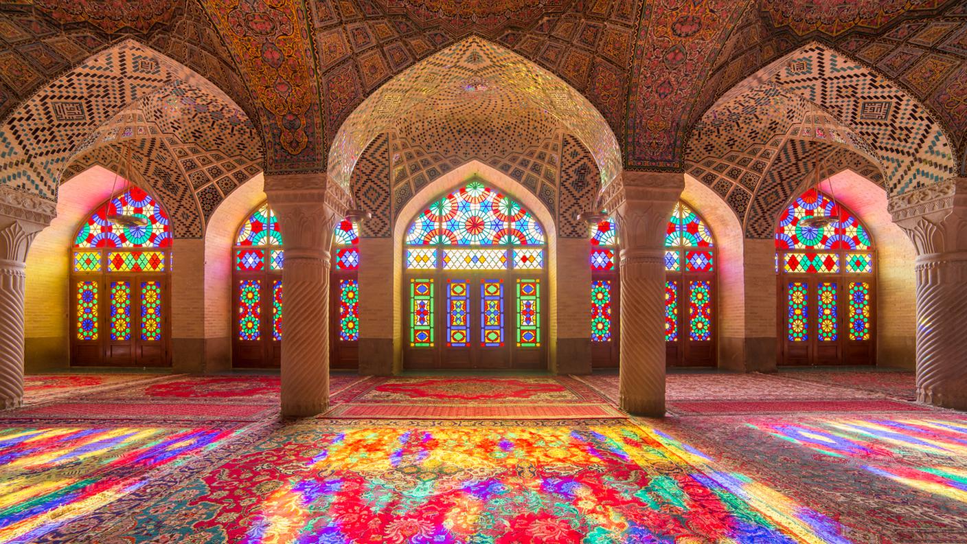 Moschea di Al-Nasir Mulk a Shiraz, Iran