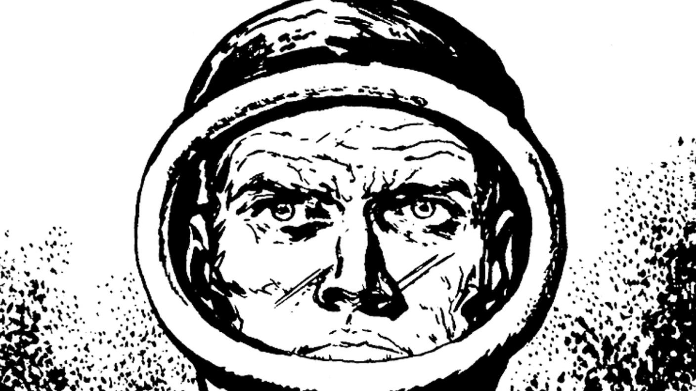 "L’Eternauta" di Héctor Oesterheld e Francisco Solano López; Editoriale Cosmo (dettaglio copertina)