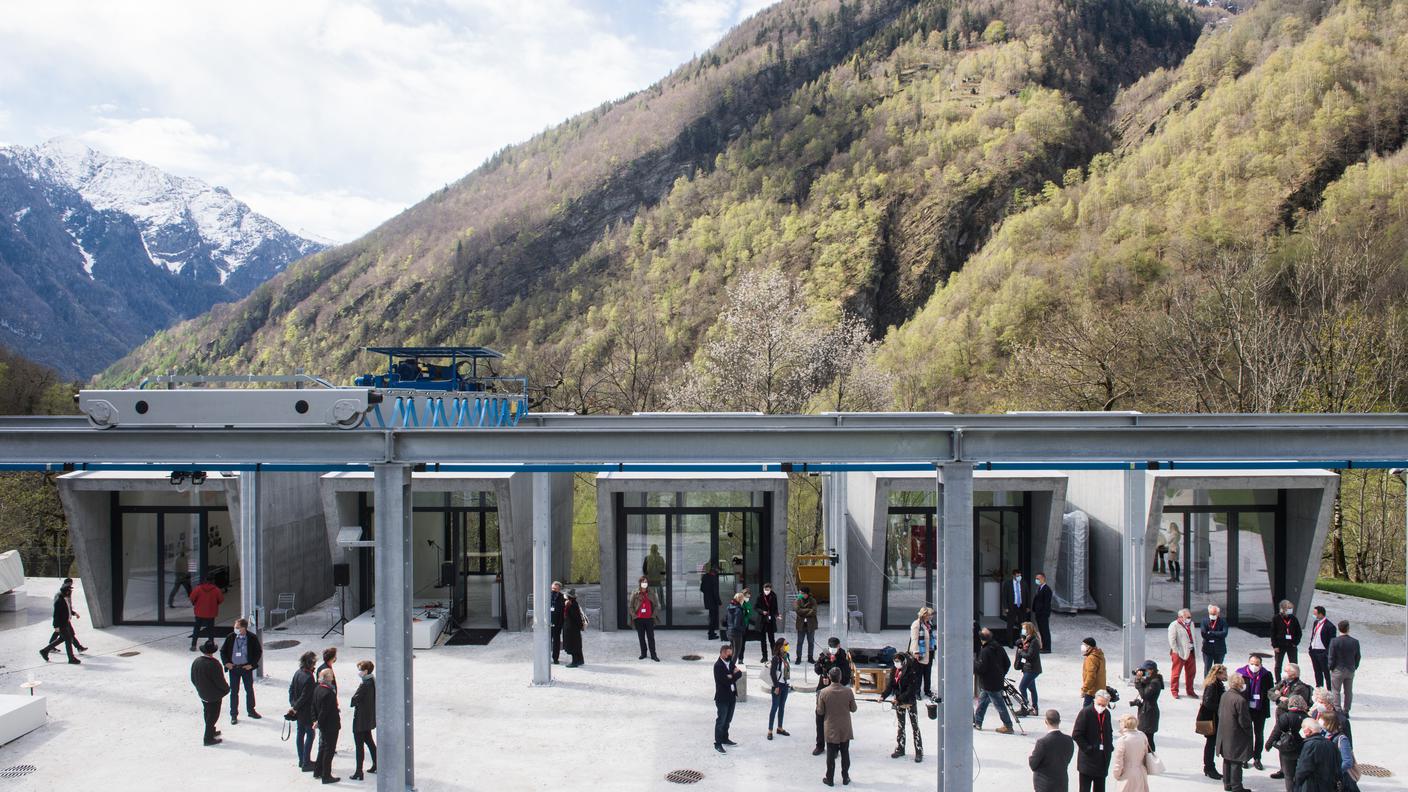 Inaugurazione Centro internazionale di scultura a Peccia