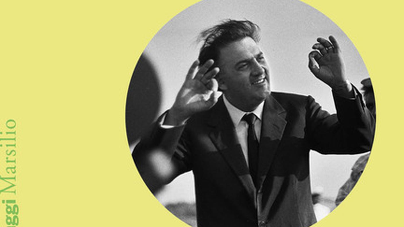 “L’Italia di Fellini – Immagini, paesaggi, forme di vita” di Marco Bertozzi; Marsilio Editore  (dettaglio copertina) 