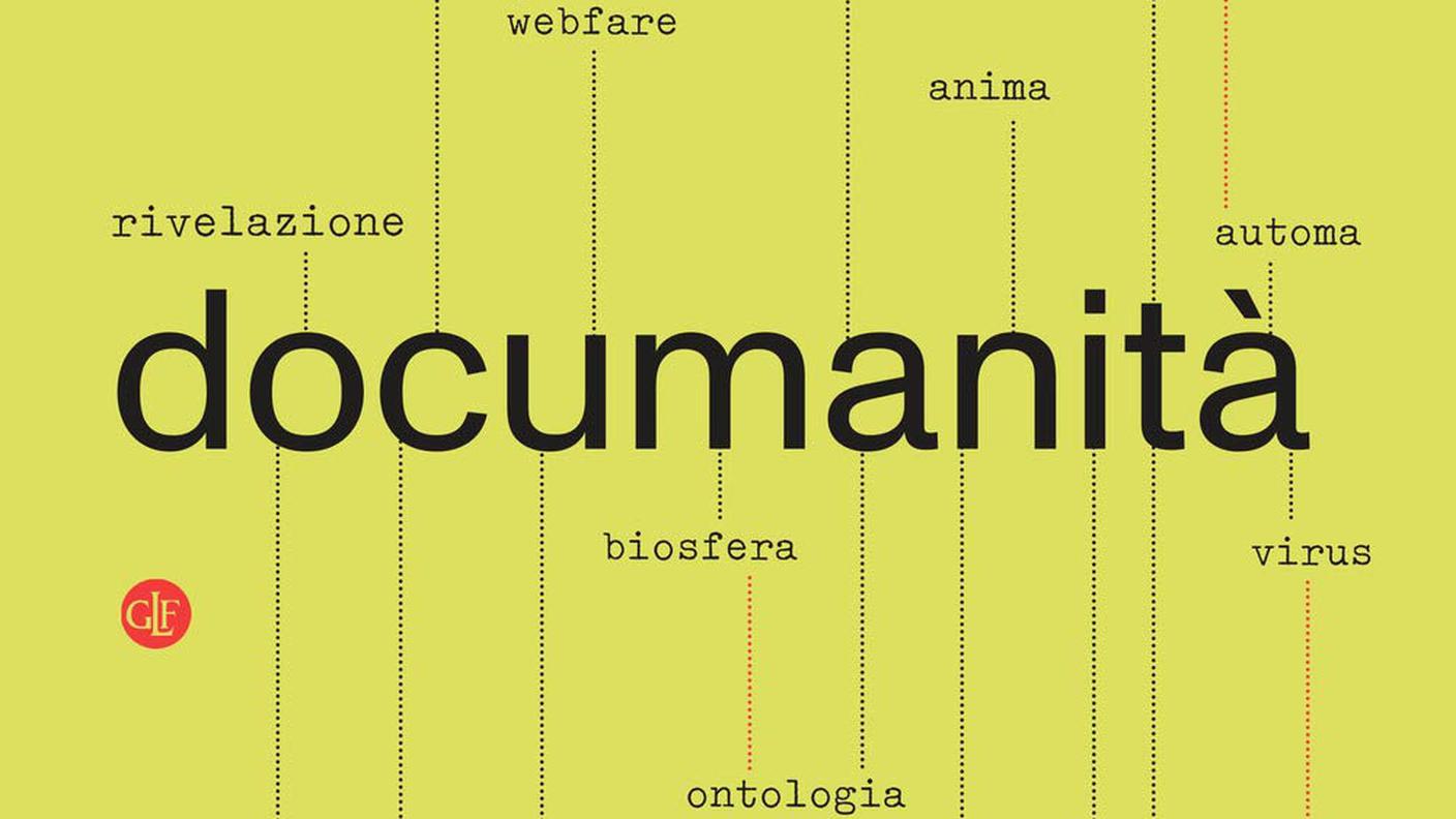 "Documanità – Filosofia del mondo nuovo" di Maurizio Ferraris; Laterza (dettaglio copertina)