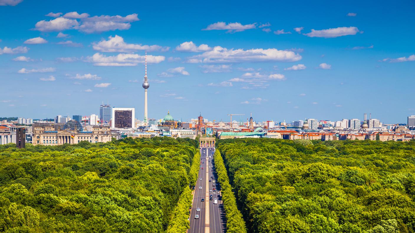 Berlino vista dall'alto