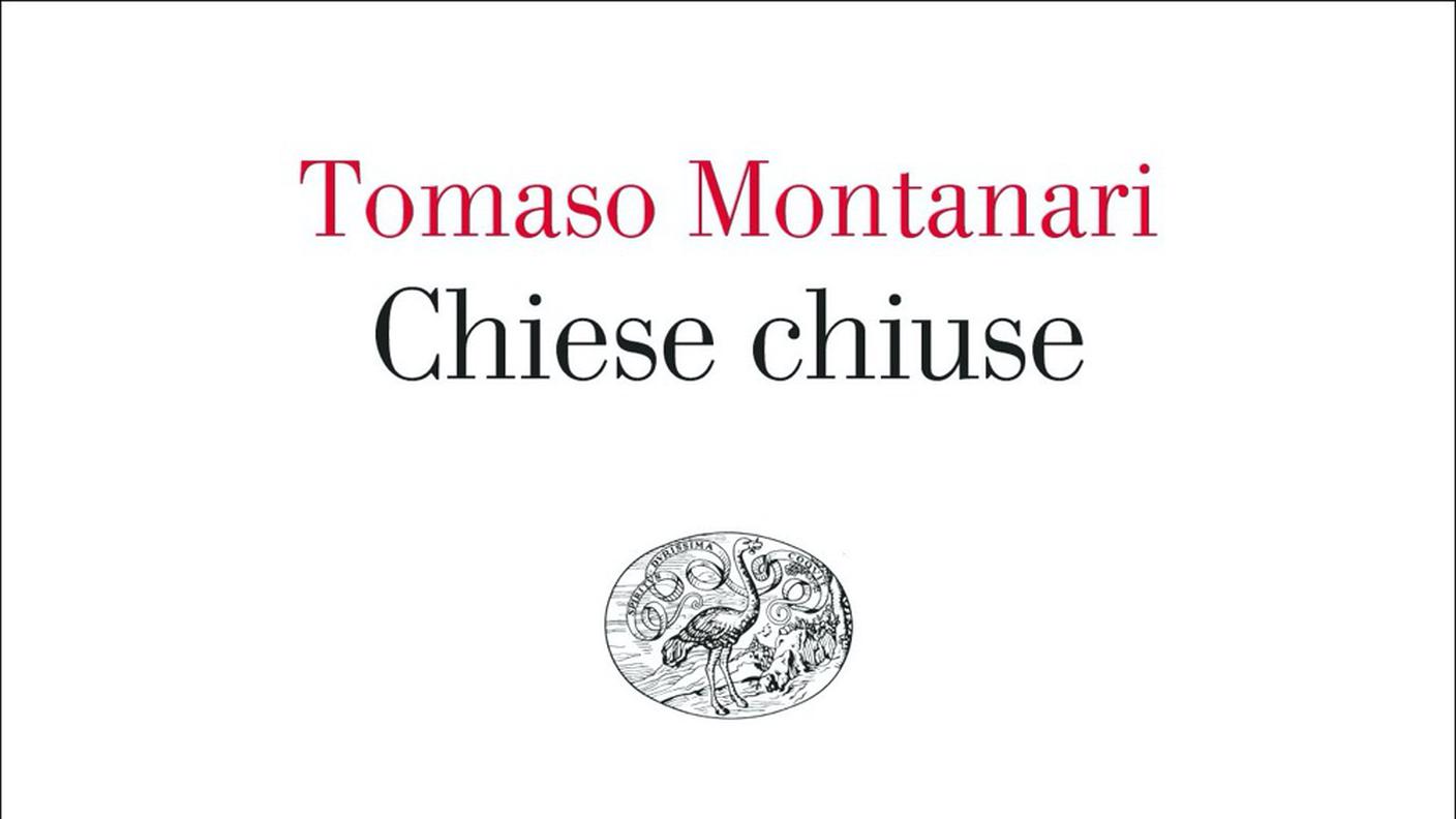 "Chiese chiuse" di Tomaso Montanari, Einaudi (dettaglio di copertina)