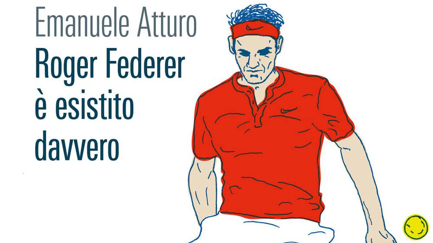 “Roger Federer esiste davvero” di Emanuele Atturo, 66thand2nd (dettaglio di copertina)
