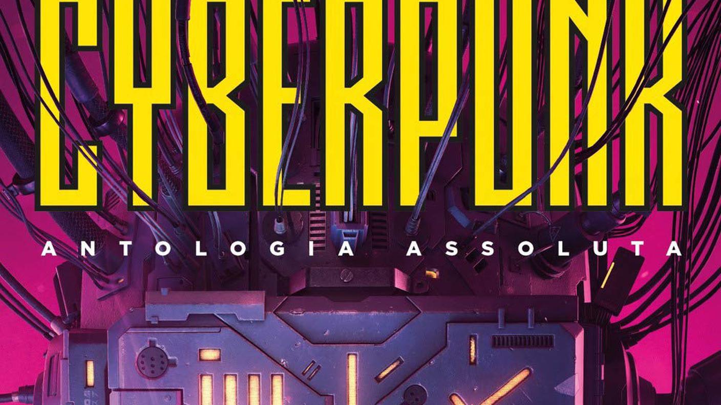 "Cyberpunk. Antologia Assoluta" di Neal Stephenson, Mondadori (dettaglio di copertina)