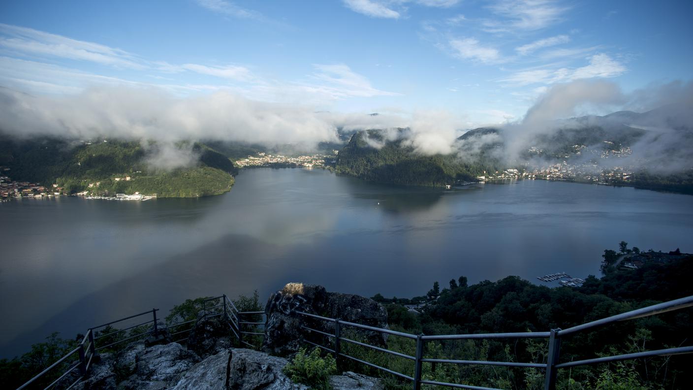 Barbegno, vista sul Golfo di Agno