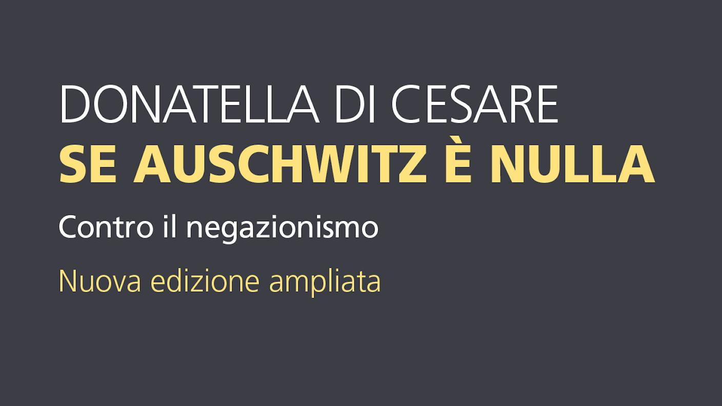 "Se Auschwitz è nulla" di Donatella di Cesare, Bollati e Boringhieri (dettaglio di copertina)