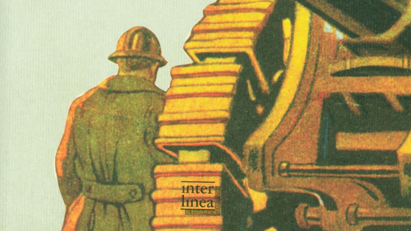 "Raccontare la guerra. Libri per bambini e ragazzi" di Walter Fochesato, Interlinea (dettaglio di copertina)