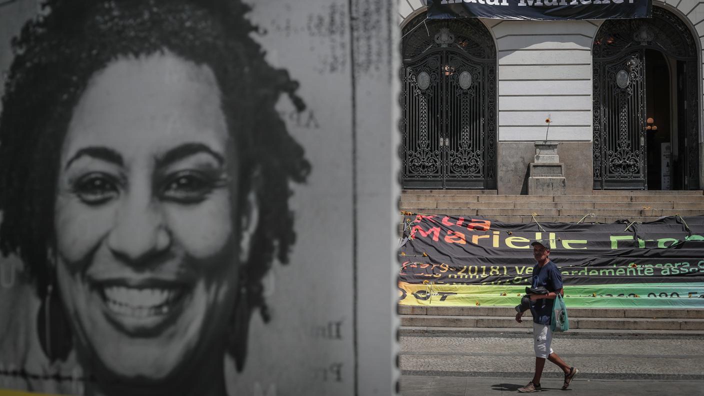 Murales dedicato a Marielle Franco, Brasile