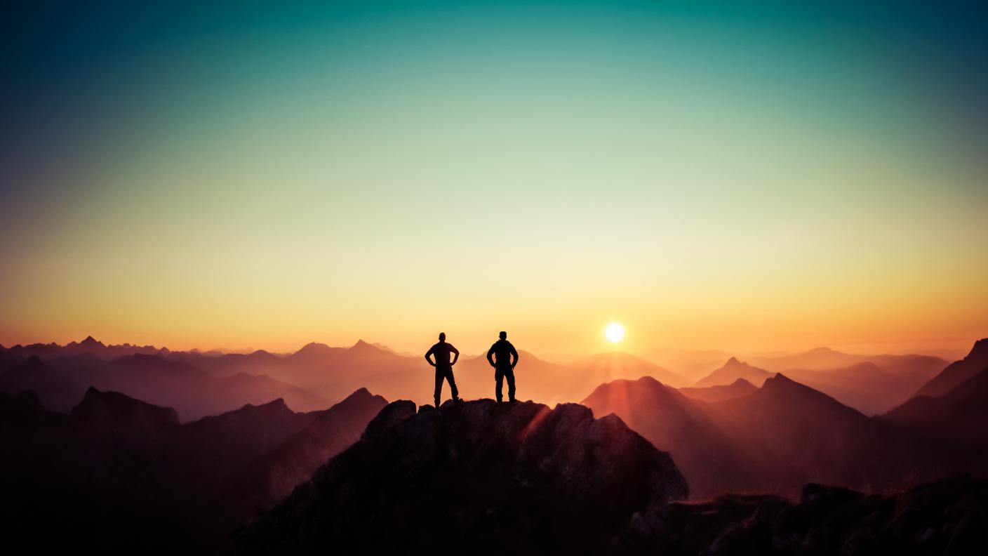 Uomo e natura, montagne, liberà