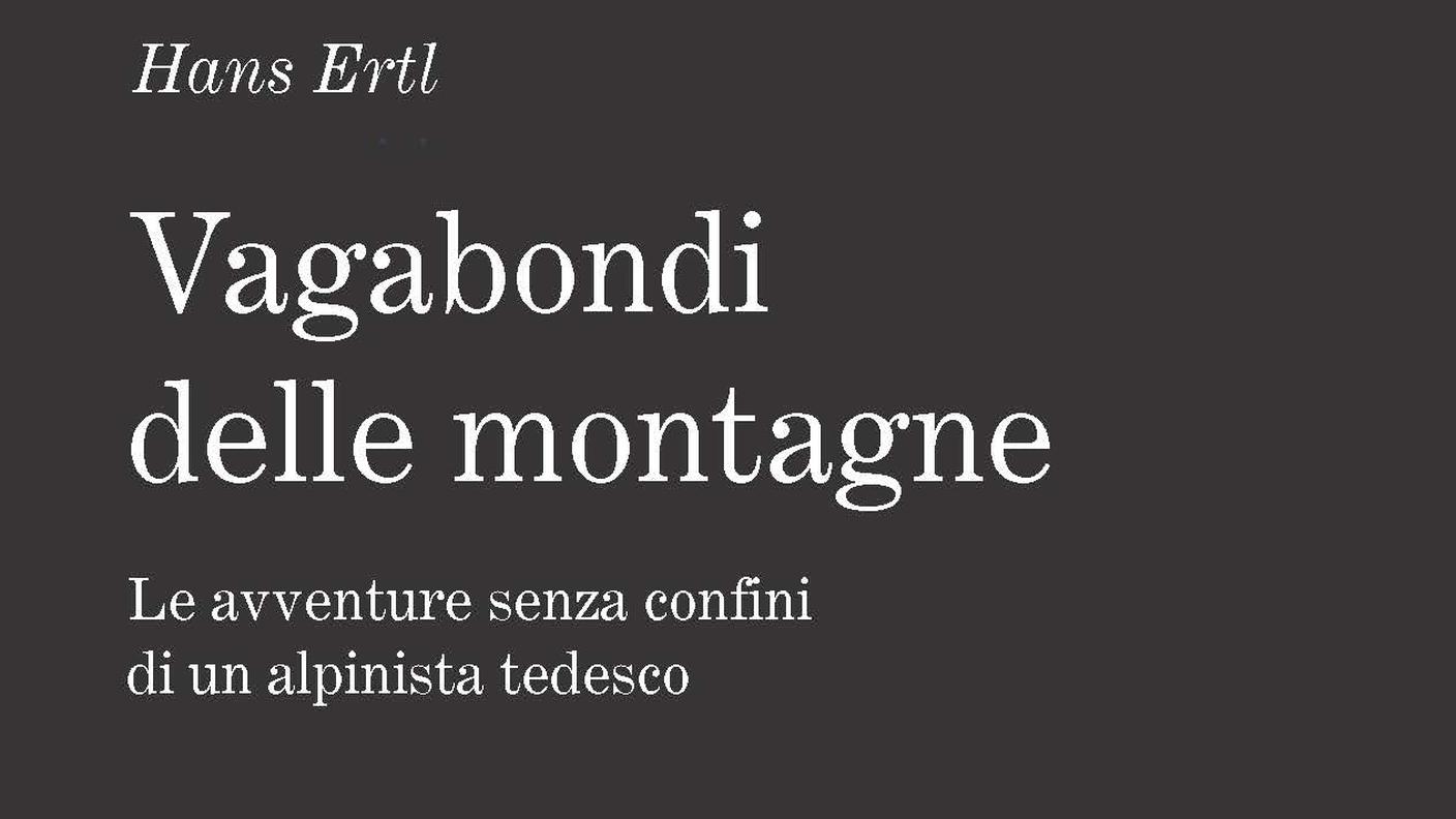 “Vagabondi delle Montagne” di Hans Ertl, Ulrico Hoepli (dettaglio di copertina)