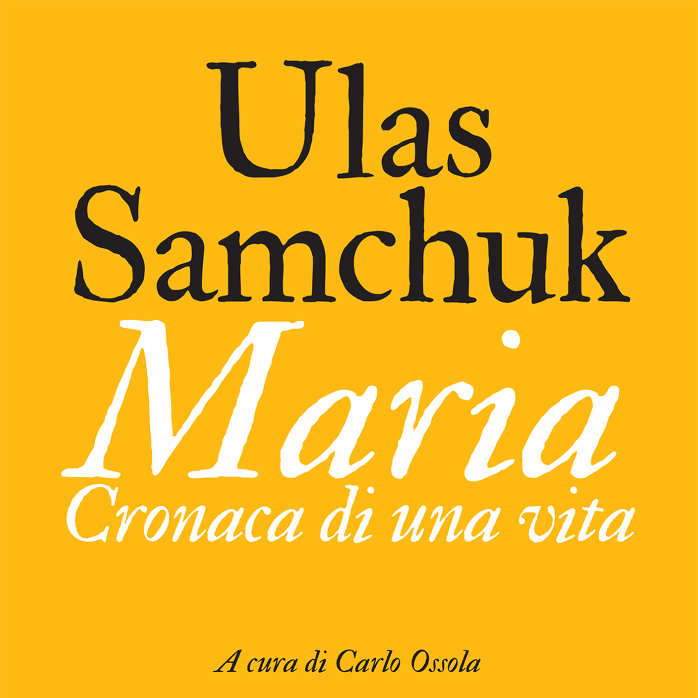 "Maria: Cronaca di una vita" di Ulas Samchuck; Edizioni Clichy (dettaglio copertina) 