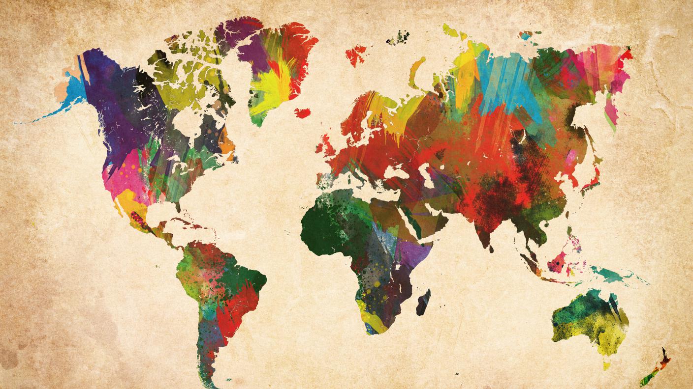 iStock-cartina geografica, mondo 