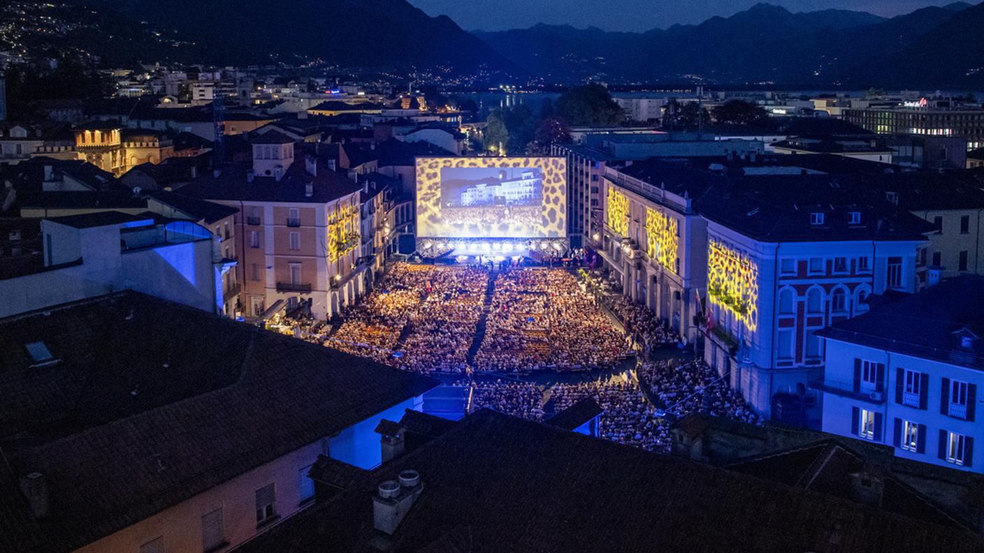 Piazza Grande fotografata dall'alto