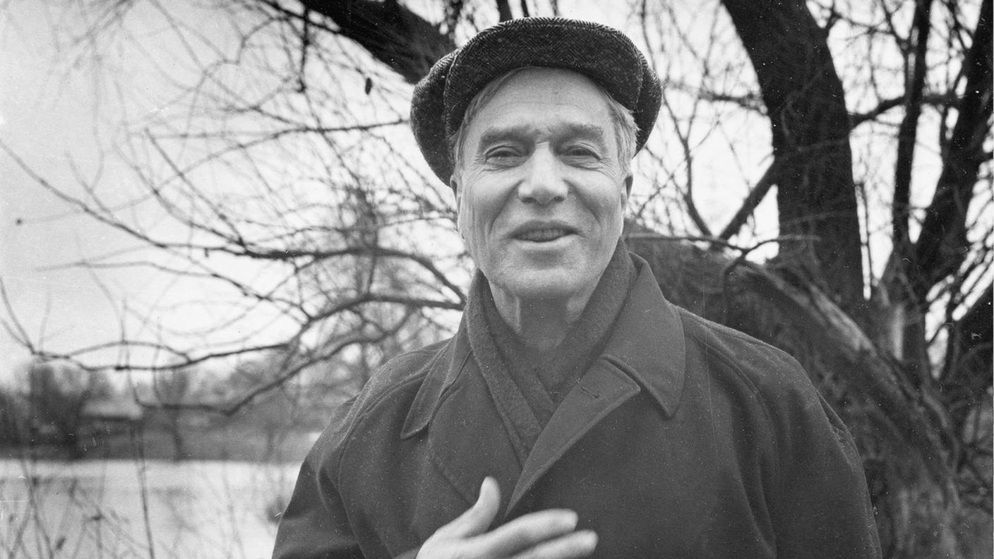 Lo scrittore e poeta sovietico Boris Pasternak in un'immagine del 23 ottobre 1958