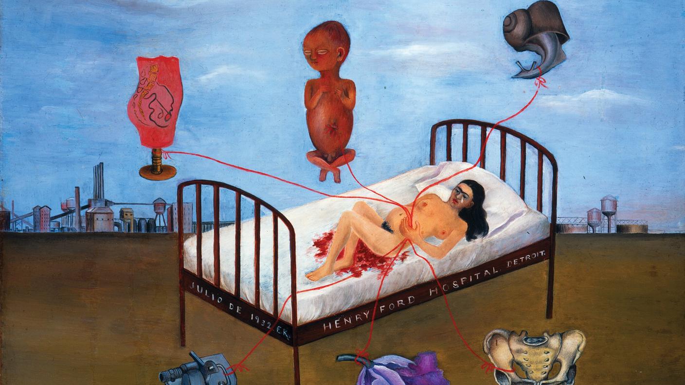 Frida Kahlo, "Ospedale Henry Ford" 