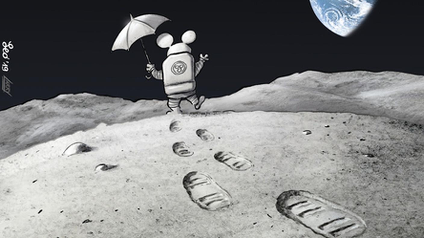 Leo Ortolani, "Luna 2069", Feltrinelli (dettaglio copertina) 