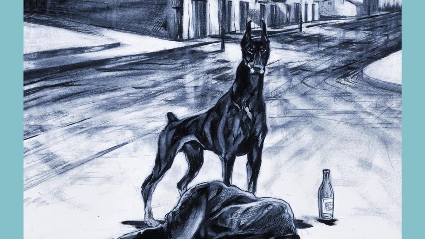 Fabio Izzo, "Uccidendo il secondo cane", Oblomov (dettaglio copertina)