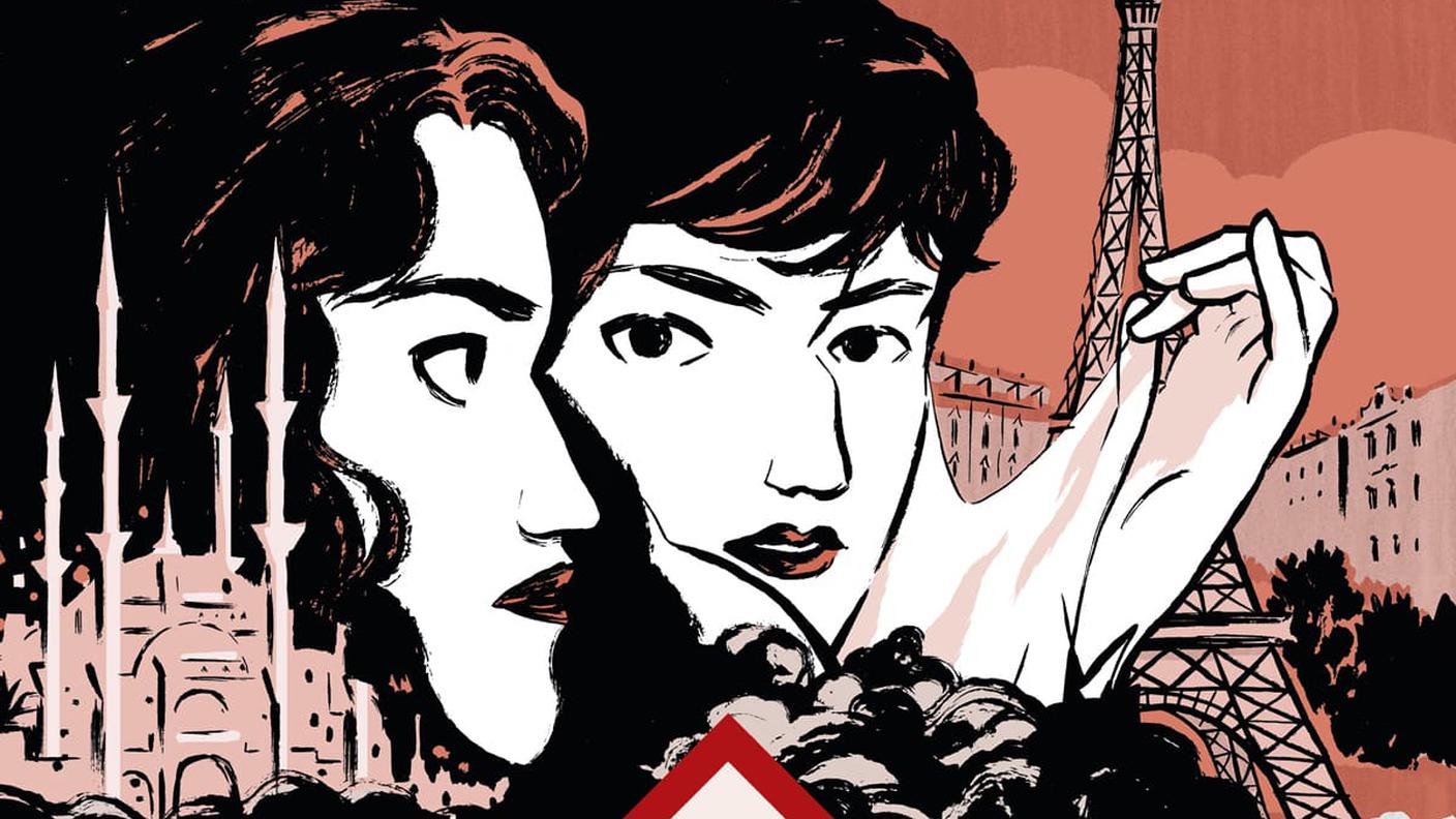 "Evase dall'Harem" di Alain Quella-Villége, Didier Quella-Guyot e Sara Colaone, Oblomov (dettaglio copertina)