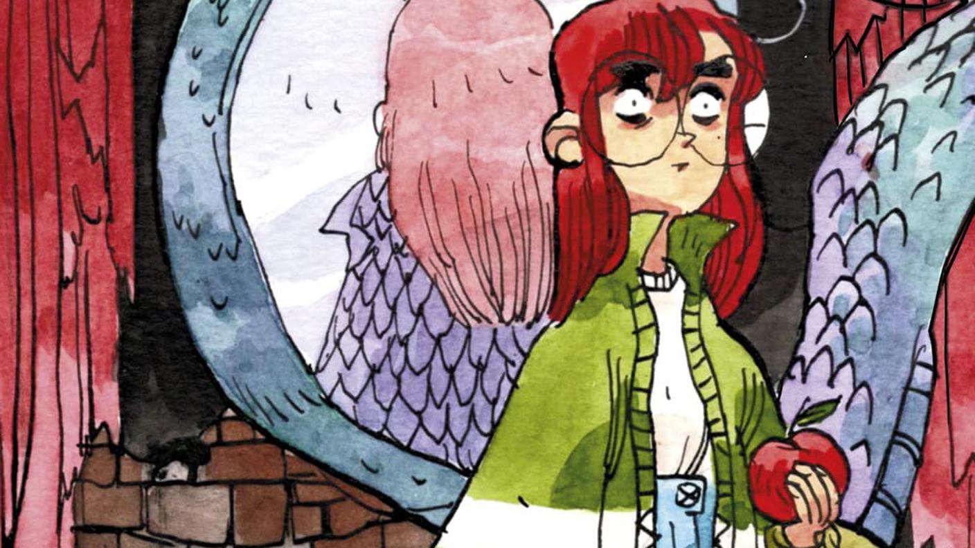 "Melvina e il dono del serpente" di Rachele Aragno, Bao Publishing (dettaglio di copertina)