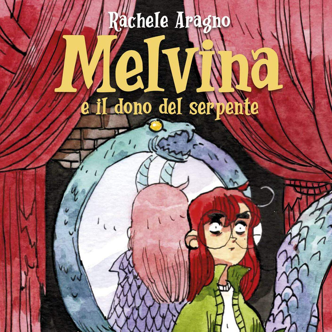 "Melvina e il dono del serpente" di Rachele Aragno, Bao Publishing (dettaglio di copertina)