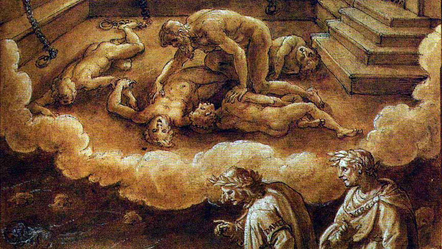 Racconto di Ugolino, Giavanni Stradano, Canto 33