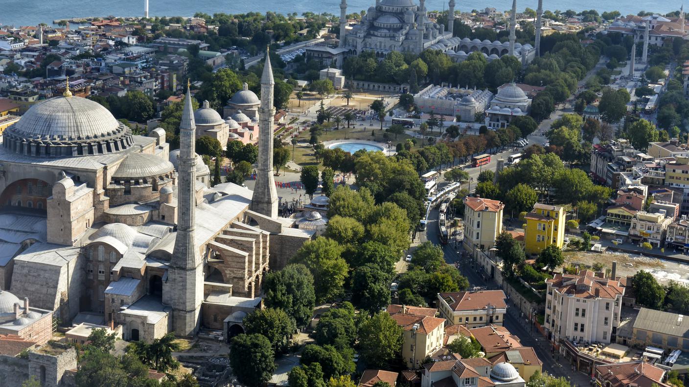 Basilica di Santa Sofia e la Moschea Blu