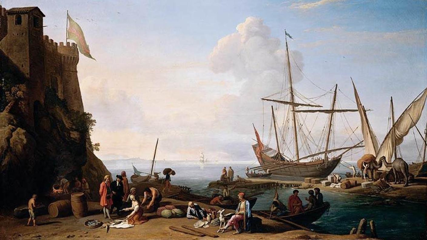 Adrien Manglard, Porto del Mediterraneo, 1758