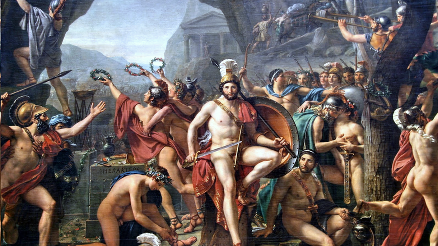 Jean-Louis David, Leonida alle Termopili, 1814