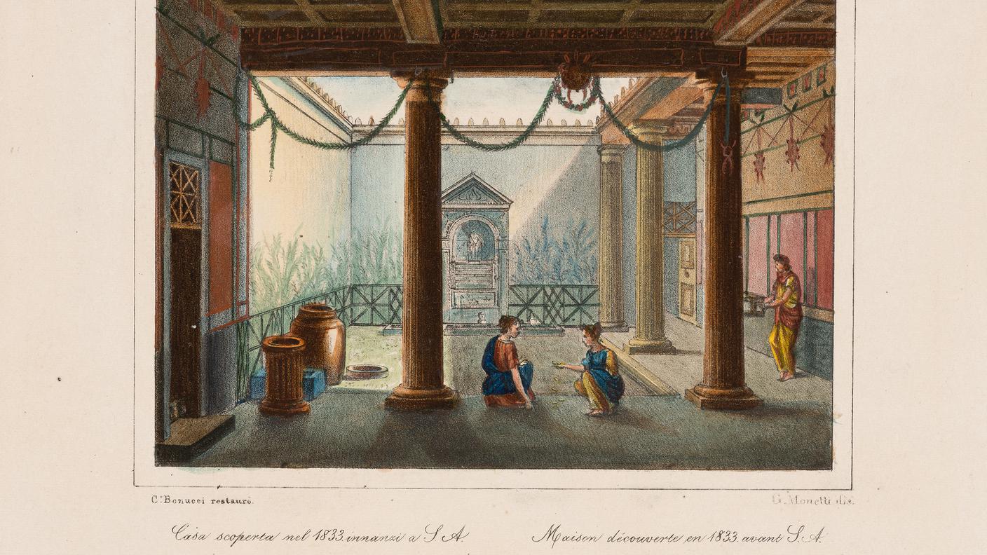 Casa scoperta nel 1833 innanzi a S.A. il Gran Duca di Toscana 