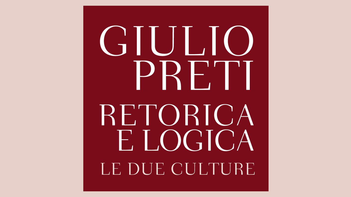 Giulio Preti, "Retorica e logica", Bompiani editore (dettaglio copertina)