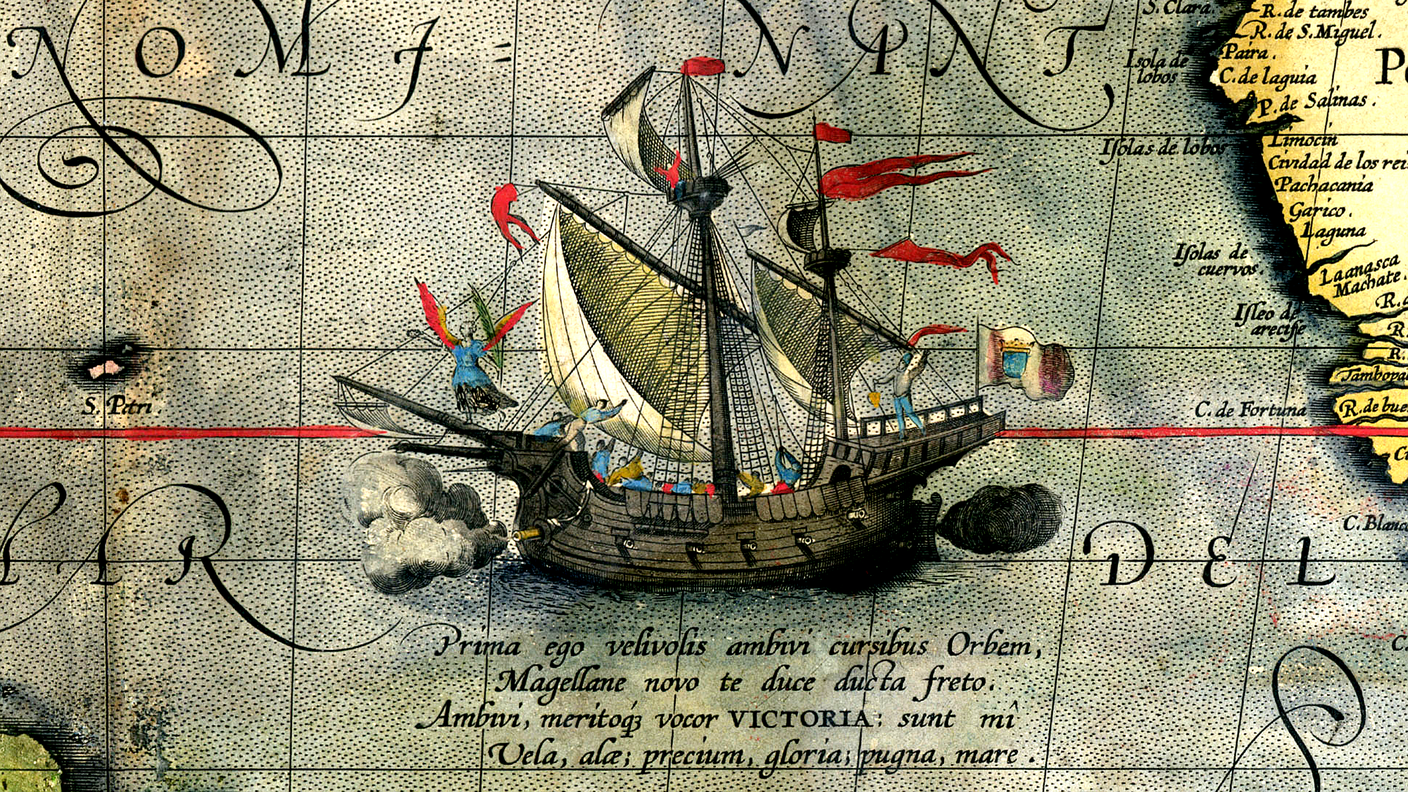 La nave "Victoria" di Ferdinando Magellano