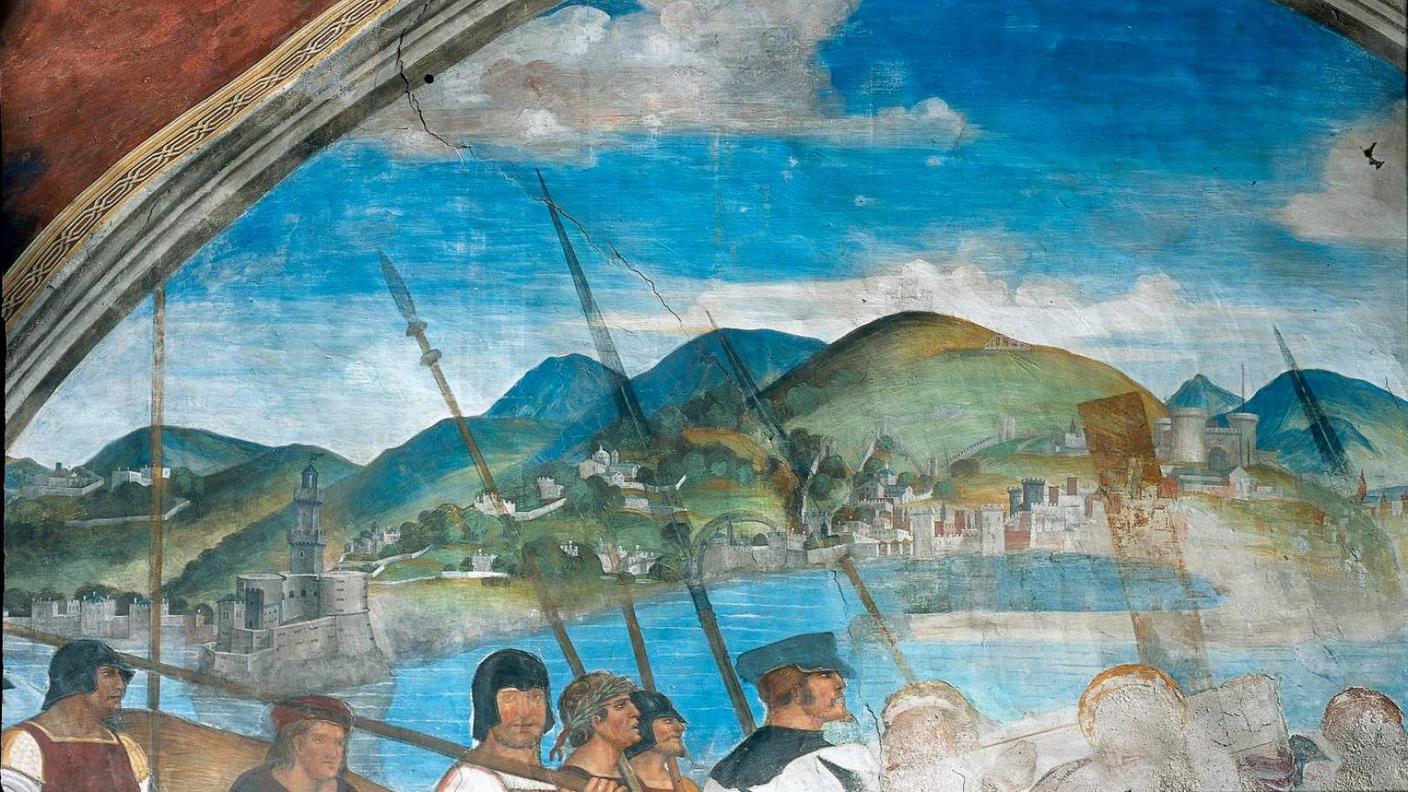 Stefania Bianchi "Uomini che partono. Scorci di storia della Svizzera italiana tra migrazione e vita quotidiana (secoli XVI-XIX)", Casagrande (dettaglio copertina)