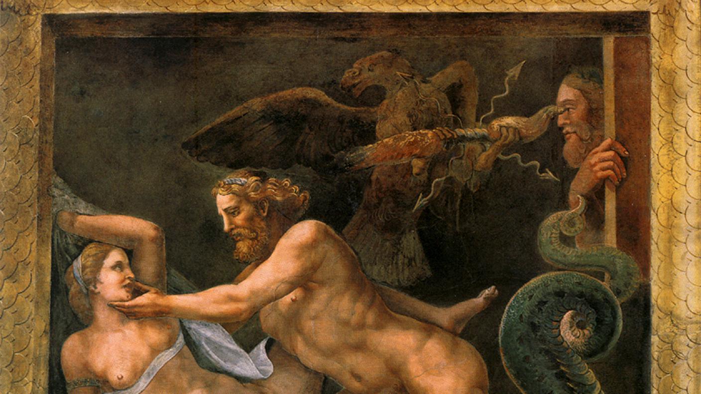 Giove seduce Olimpiade d'Epiro
