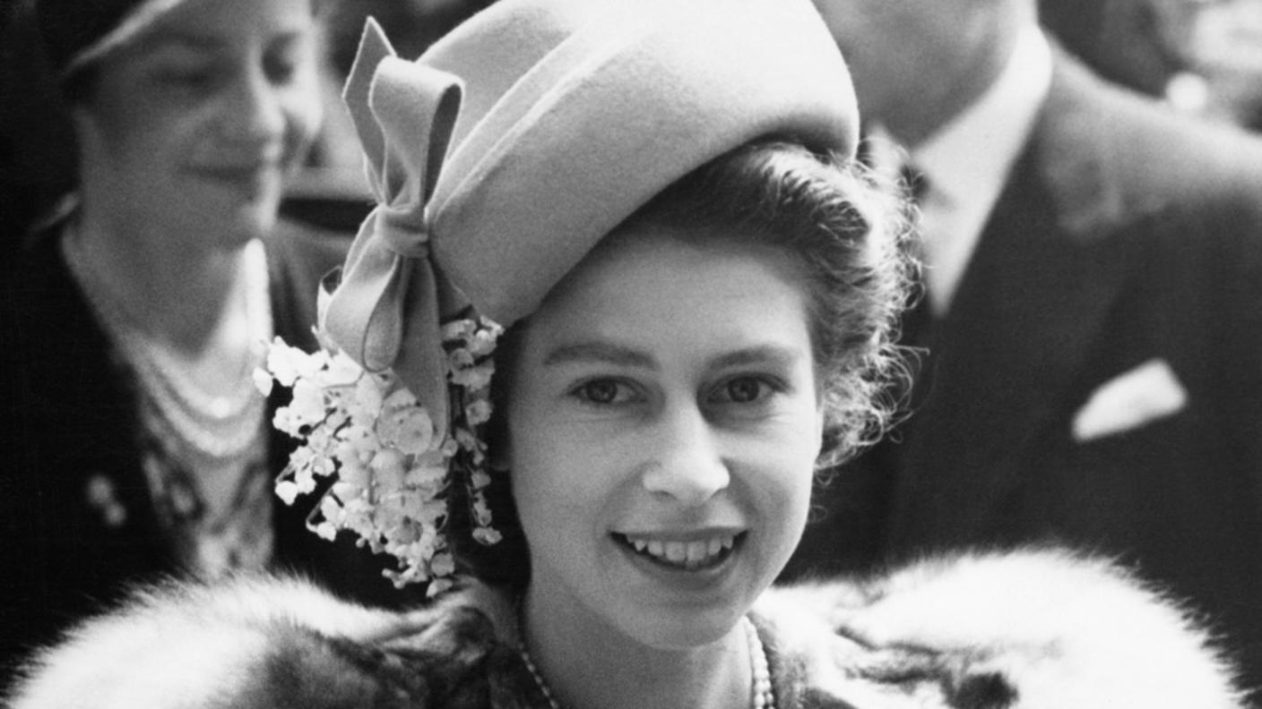 Principessa Elisabeth, futura regina d'inghilterra nel 1947